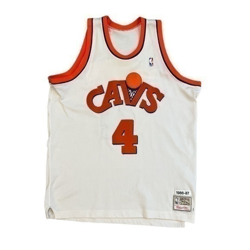 Vintage Mitchell & Ness 1986-87 NBA Cleveland Cavaliers Ron Harper Jersey